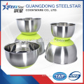 Silicone Bottom Stainless Steel Salad/Egg Mixing Bowl